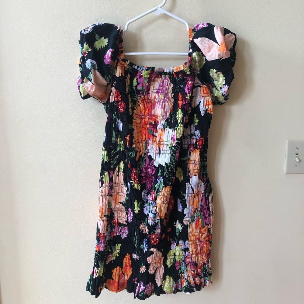 H&M SMOCKED OFF-THE-SHOULDER DRESS - Picture 5 of 10